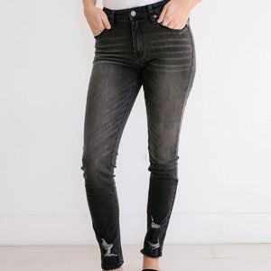 Gray Skies Mid-rise Jeans